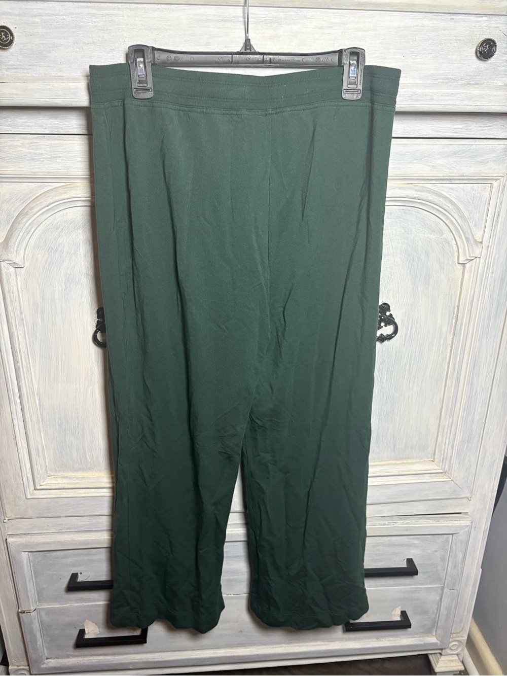 Lake Modal Relax Pants Conifer Green Lounge Cozy Buttery Soft Wide Leg - Picture 10 of 10